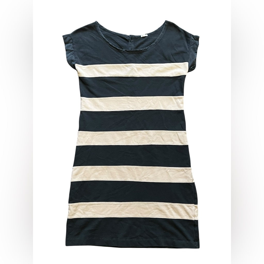 J.Crew Rowboat Striped Knit Sheath Dress - Navy & Cream - Size Xs